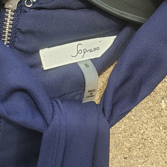 Soprano Blue  Halter Mini dress - Picture 5 of 5